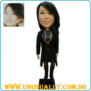 Full Custom 3D Caricature Pretty Lady Figurine